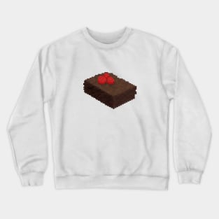 Brownie pixel art Crewneck Sweatshirt